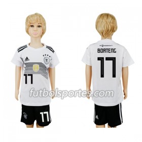 Camisetas Alemania Boateng 17 Niño Primera Equipacion Mundial 2018